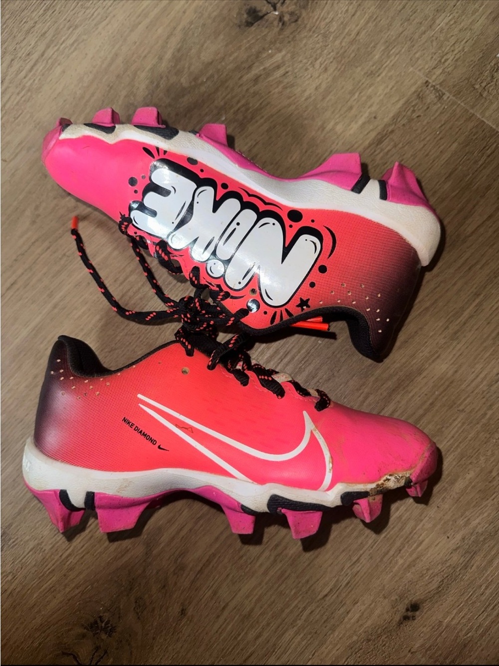Nike softball cleats size 13c
